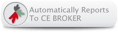 Florida approved CEUs, CE Broker auto upload of continuing education. CEUs for therapists, social workers, counselors and nurses. Free CEUs, Free CE, Free Continuing Education 